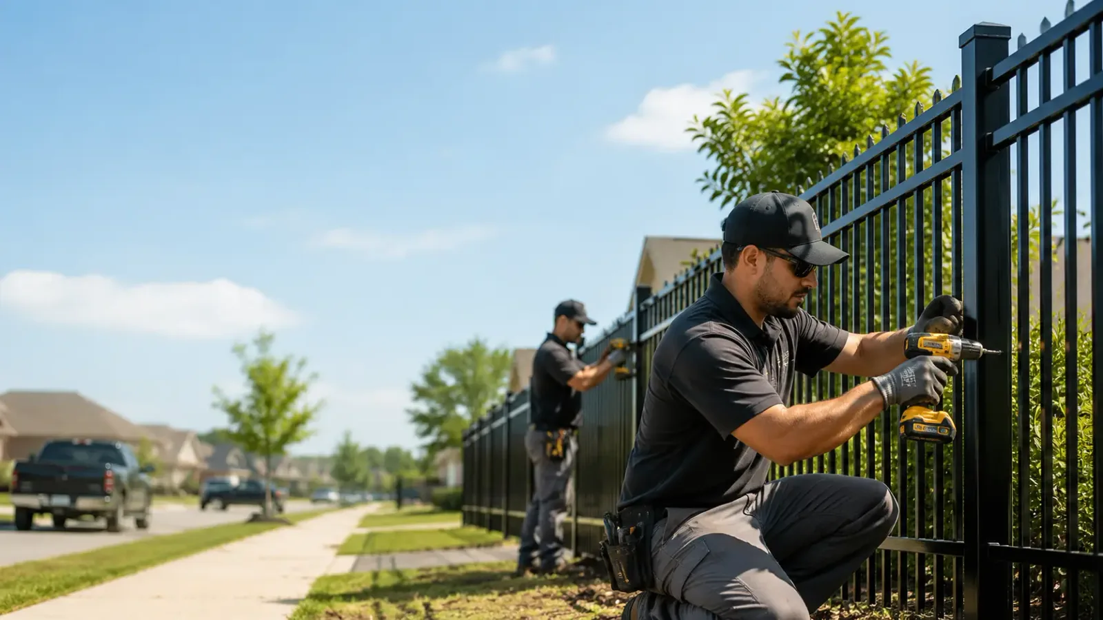 Metal Fence Installation in Howard, PA